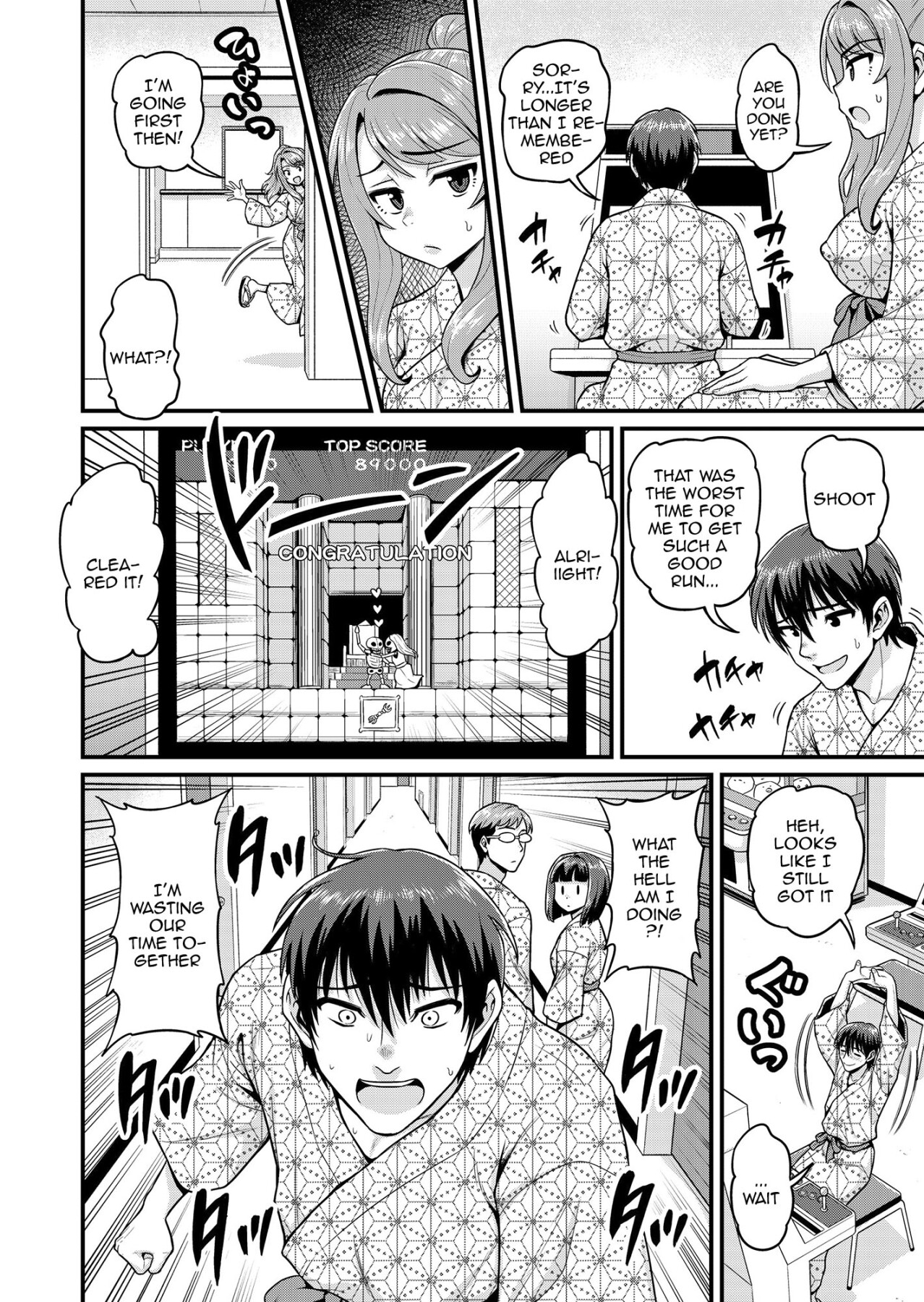 Hentai Manga Comic-Smashing With Your Gamer Girl Friend At The Hot Spring - NTR version-Read-11